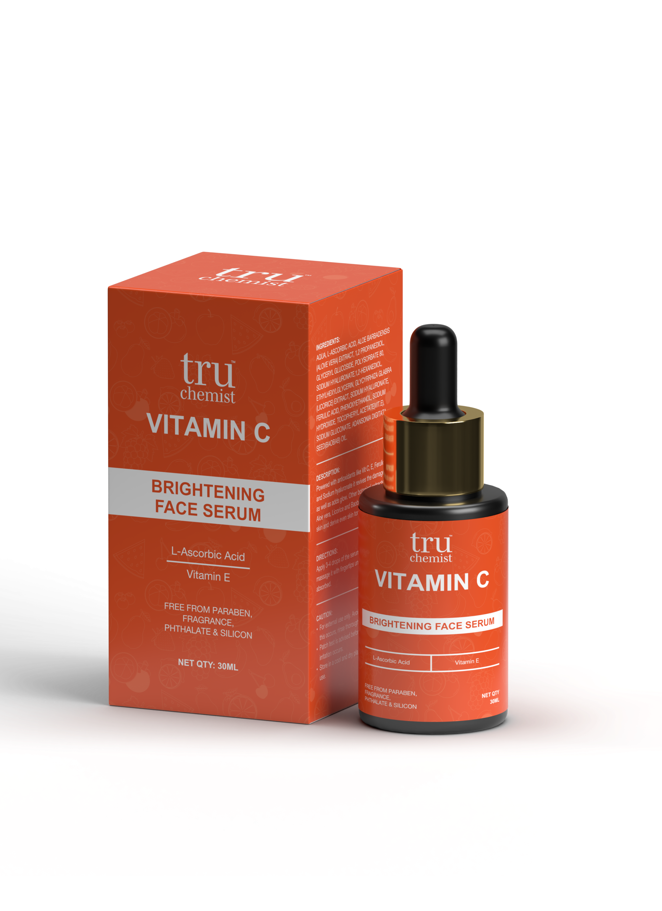 Tru Chemist Vitamin C Brightening Face Serum